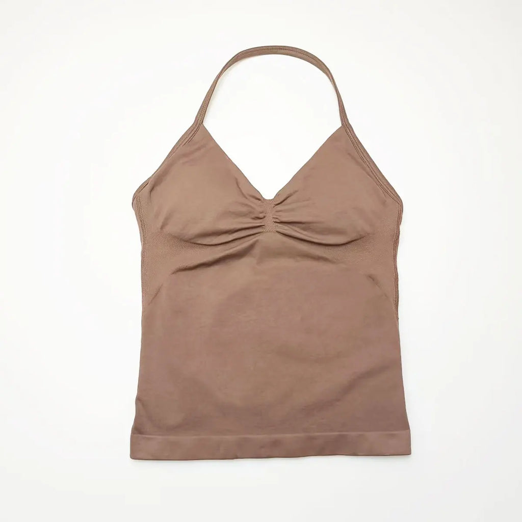 OPEN-BACK HALTER YOGA VEST