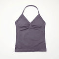 OPEN-BACK HALTER YOGA VEST