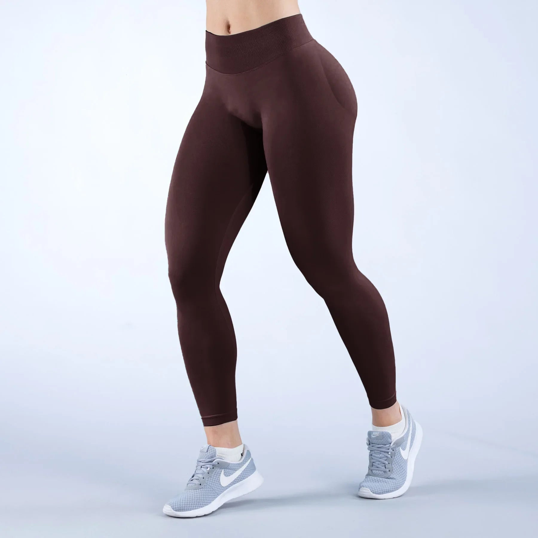DF IMPACT MATTINGPLEATED WAIST SEAMLESS SPORTS FITNESS TROUSERS