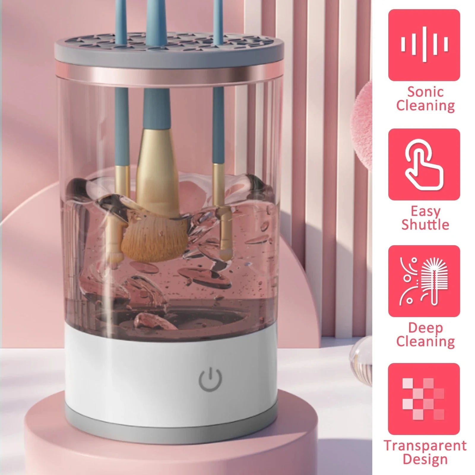 USB PLUG ELECTRIC MAKEUP BRUSH CLEANER