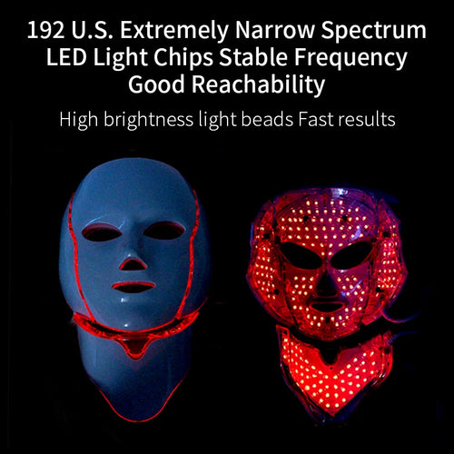 7 COLORS LED THERAPY FACIAL MASK
