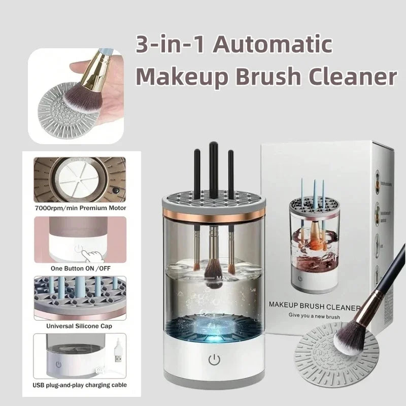 USB PLUG ELECTRIC MAKEUP BRUSH CLEANER