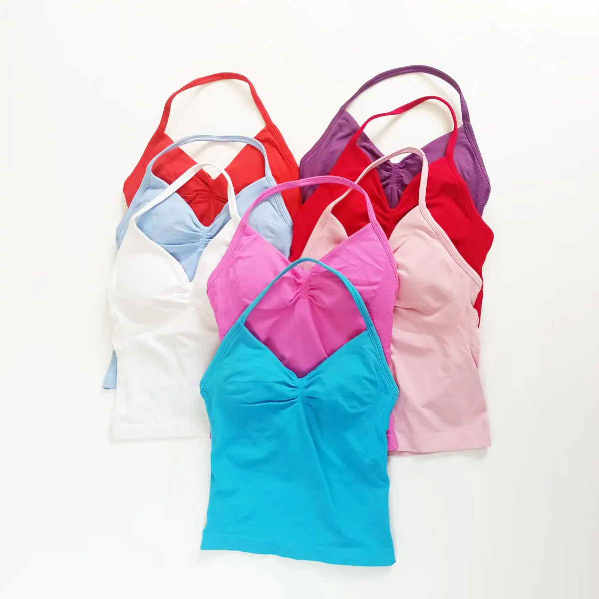 OPEN-BACK HALTER YOGA VEST