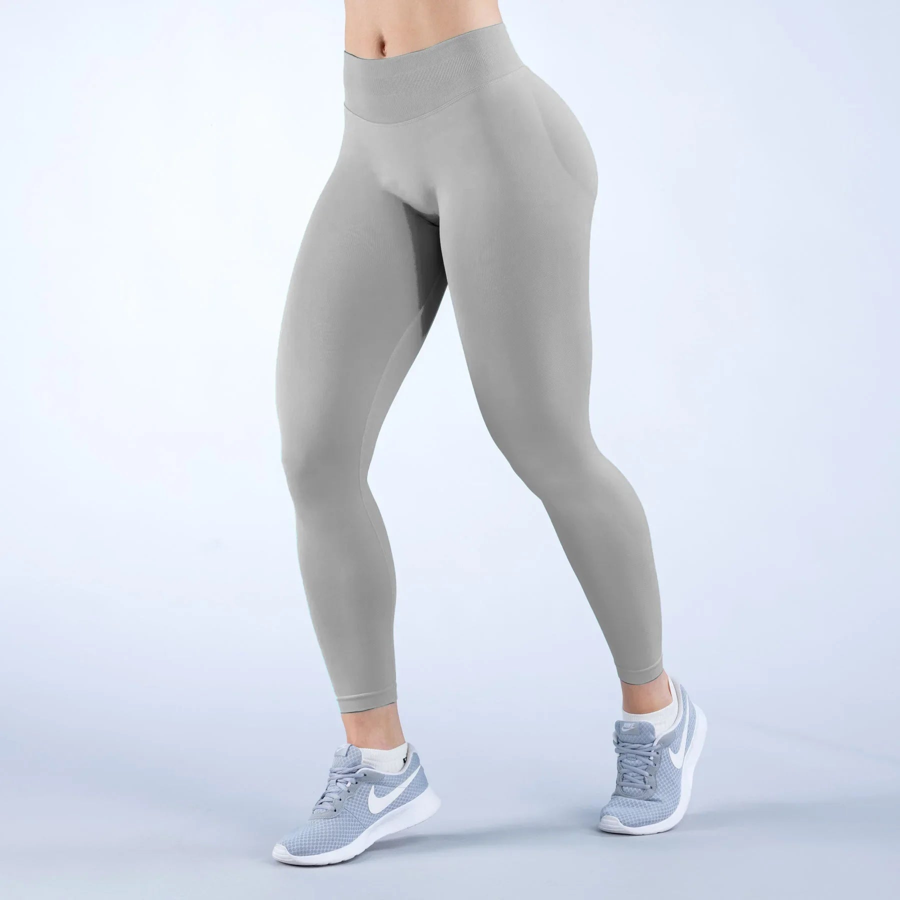 DF IMPACT MATTINGPLEATED WAIST SEAMLESS SPORTS FITNESS TROUSERS