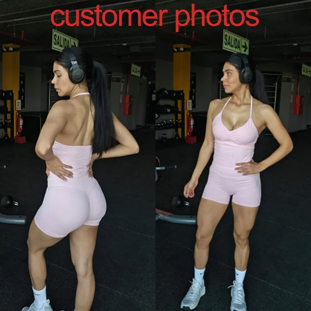OPEN-BACK HALTER YOGA VEST